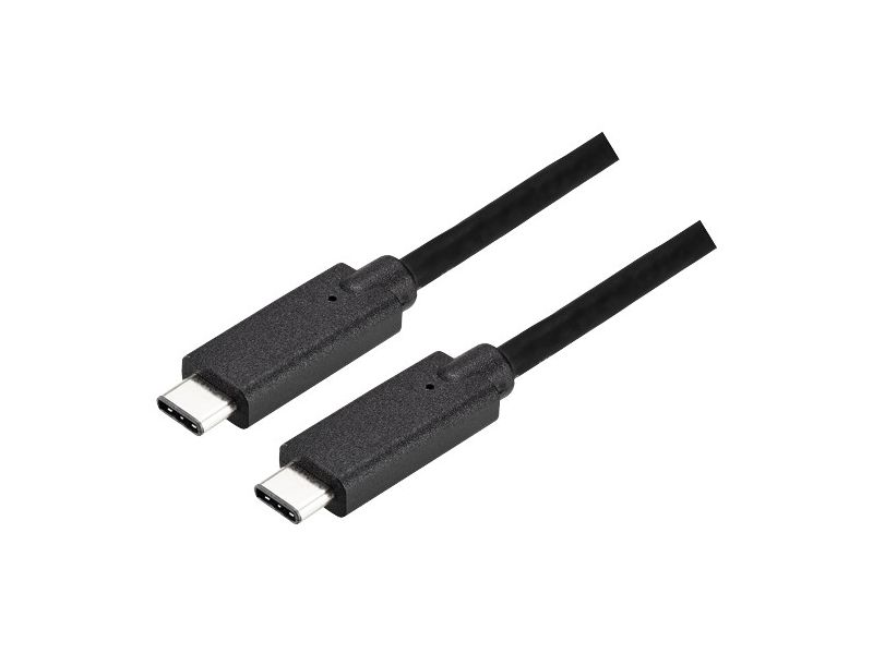 Koppelsnoer - USB C/USB C - 1m - zwart