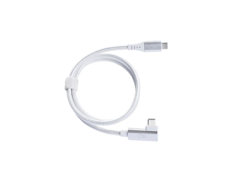 OCHNO - USB-C kabel haaks - 0,7m - zilver