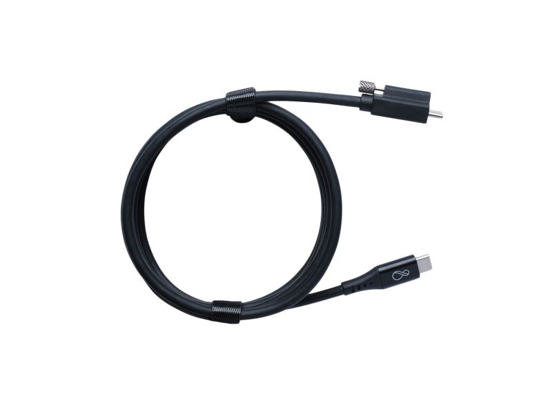 OCHNO - USB-C kabel met schroef - 2m - zwart