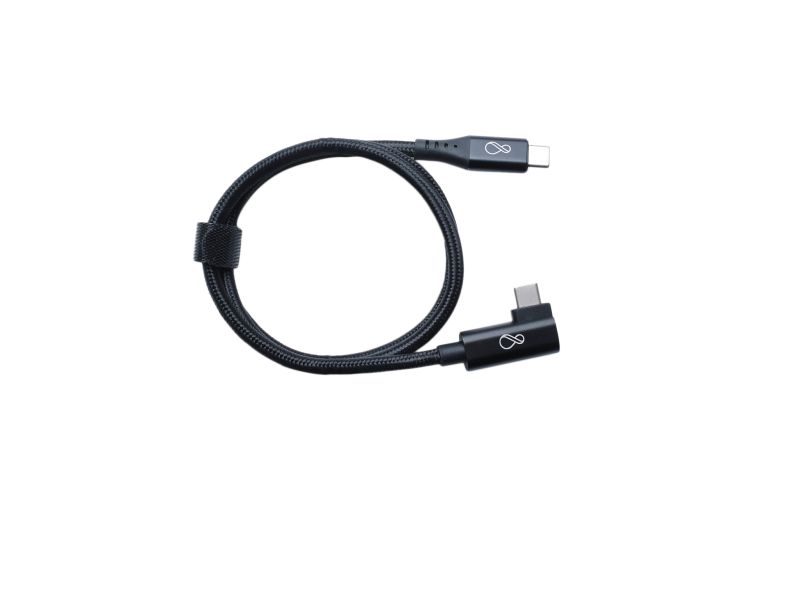 OCHNO - USB-C kabel haaks - 0,7m - zwart