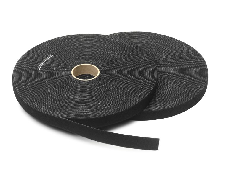 Klittenband H&L 20mm - 2x25m - zwart